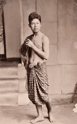 En siamesisk mand, ca. 1890